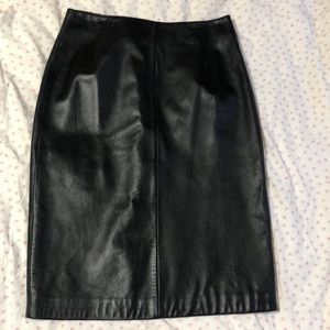 Leather Skirt